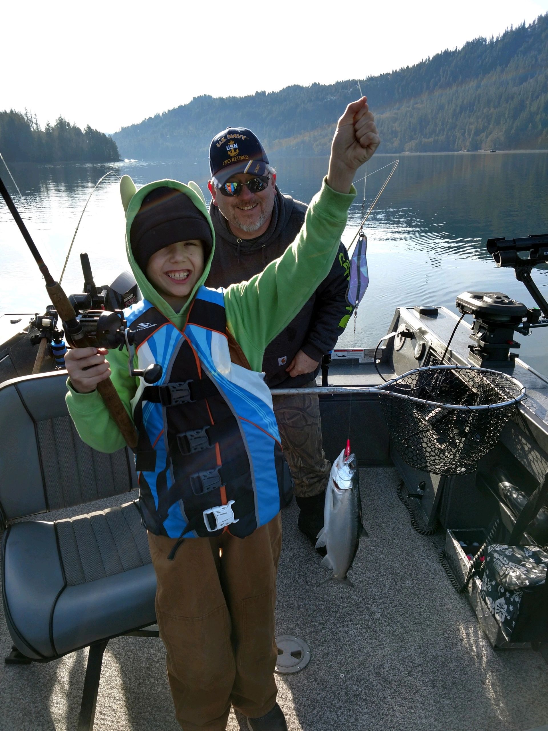 Buoy 10 salmon fishing on the Columbia River estuary